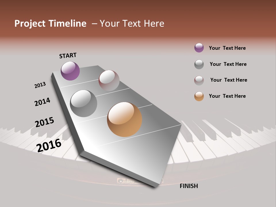 Scale Wood Ivories PowerPoint Template