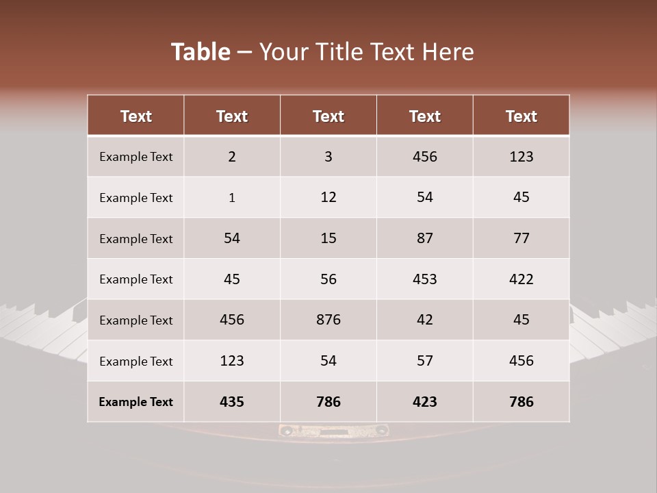 Scale Wood Ivories PowerPoint Template