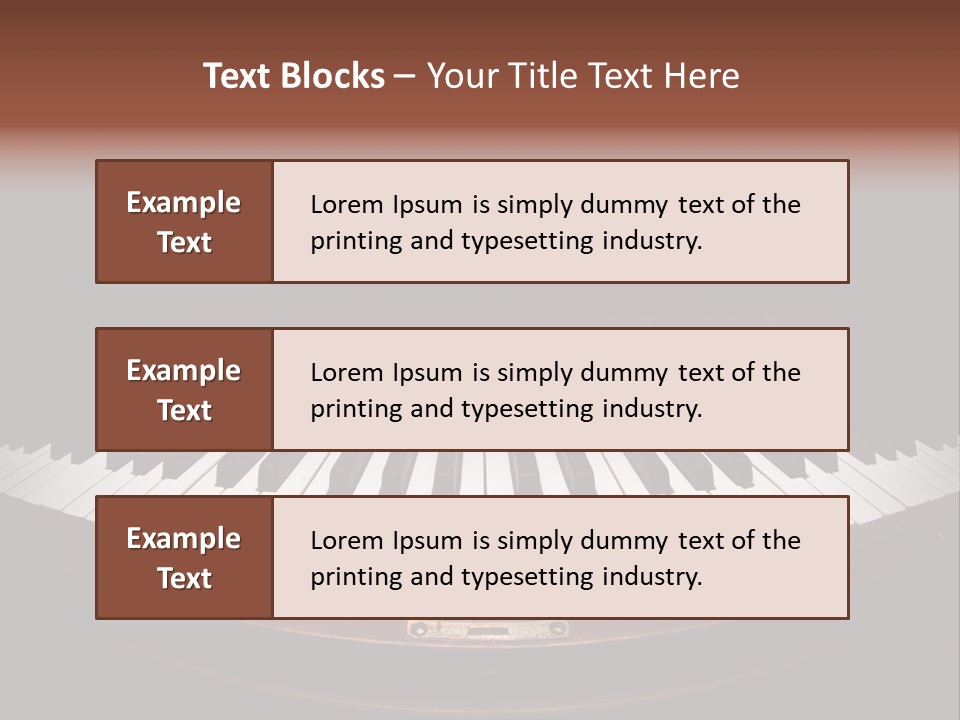 Scale Wood Ivories PowerPoint Template