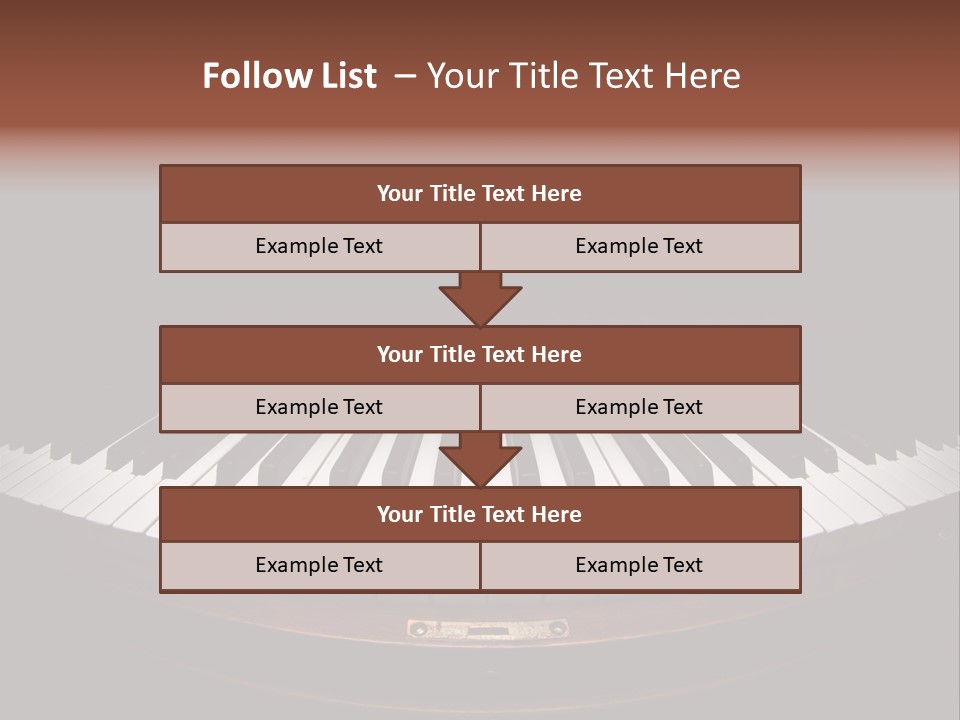Scale Wood Ivories PowerPoint Template
