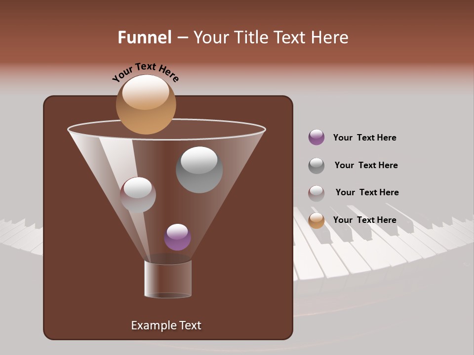 Scale Wood Ivories PowerPoint Template