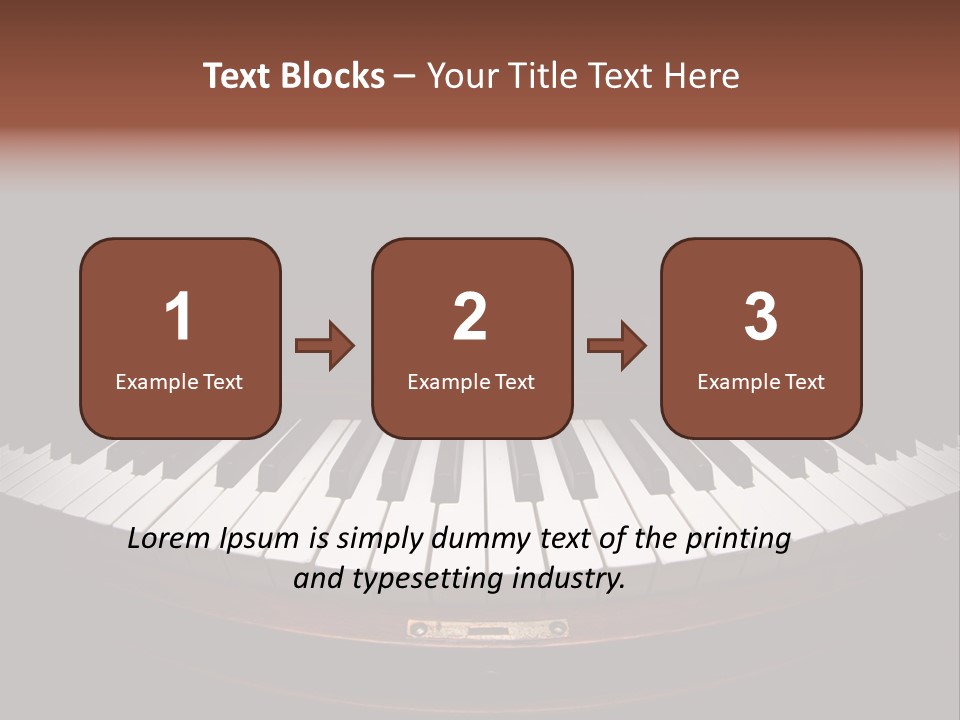 Scale Wood Ivories PowerPoint Template
