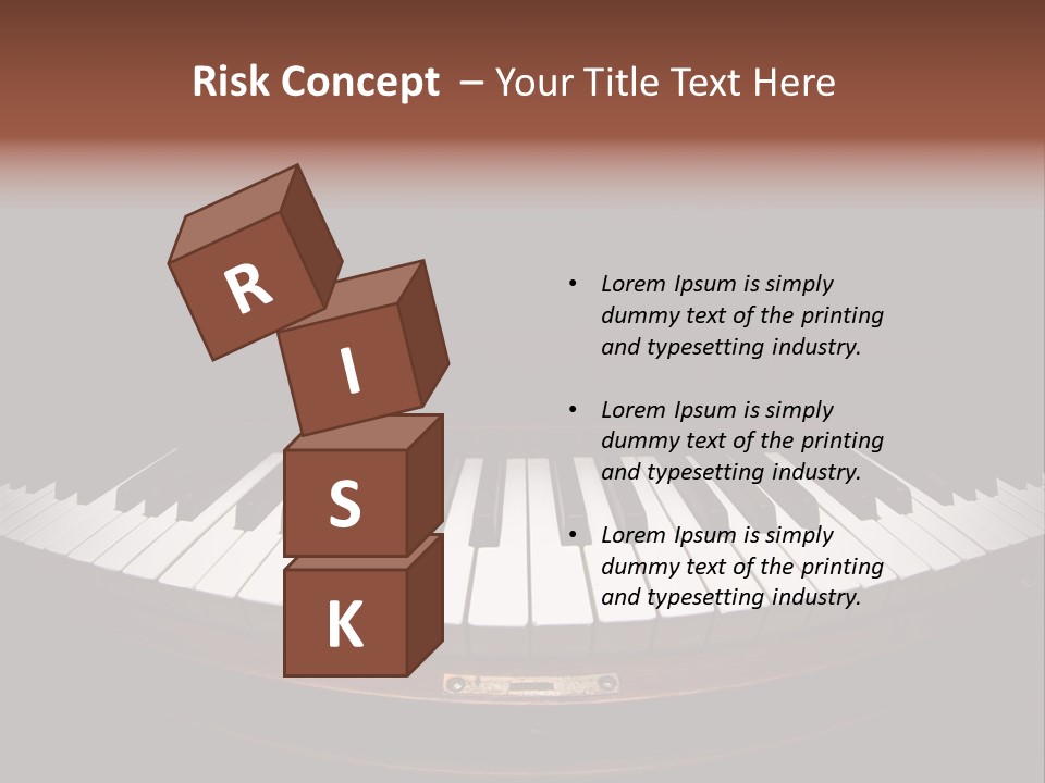 Scale Wood Ivories PowerPoint Template