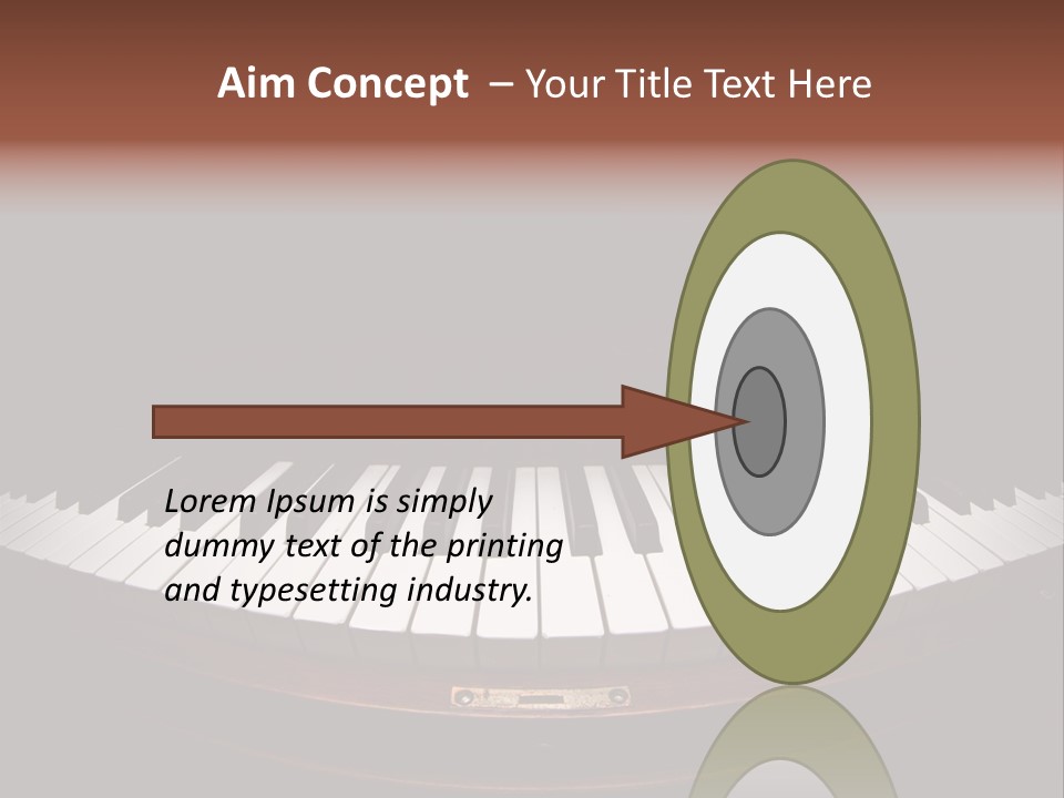 Scale Wood Ivories PowerPoint Template