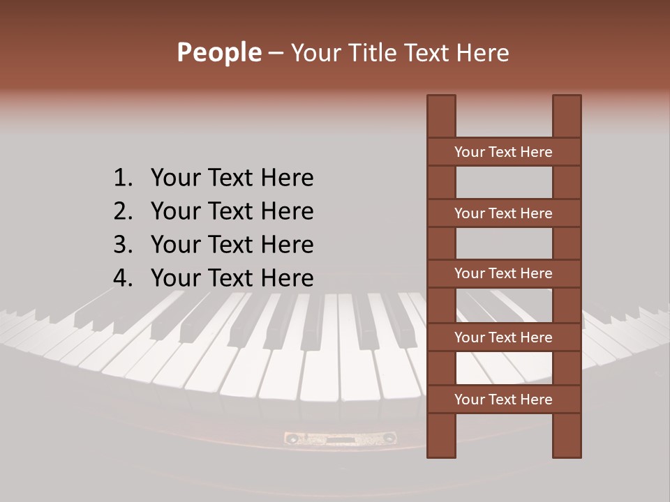 Scale Wood Ivories PowerPoint Template
