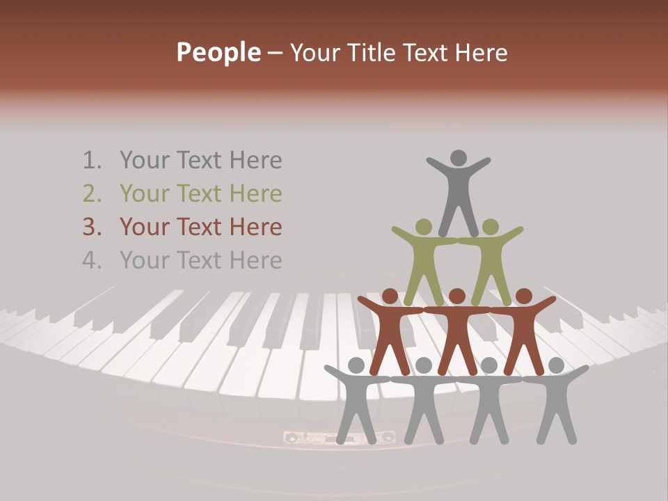 Scale Wood Ivories PowerPoint Template