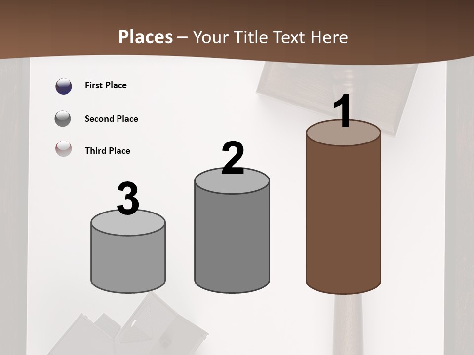 Auction Clipboard Foreclosure PowerPoint Template