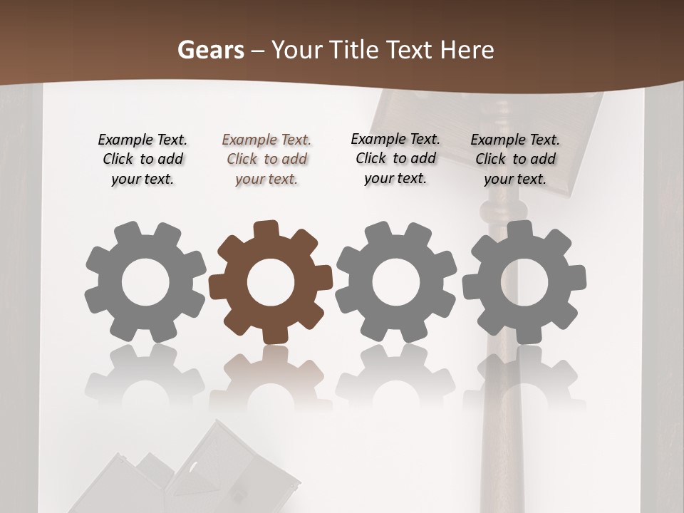 Auction Clipboard Foreclosure PowerPoint Template