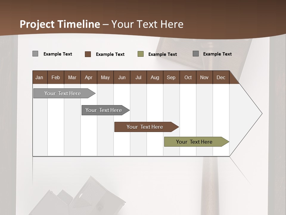Auction Clipboard Foreclosure PowerPoint Template
