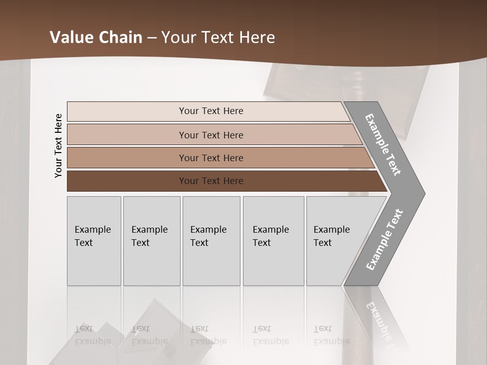 Auction Clipboard Foreclosure PowerPoint Template