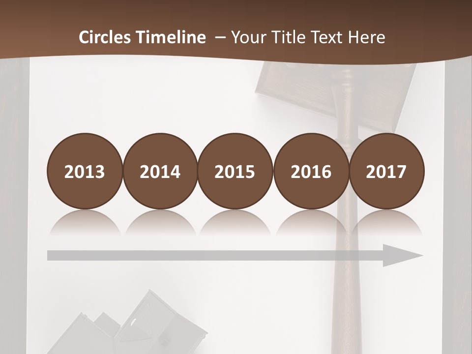 Auction Clipboard Foreclosure PowerPoint Template