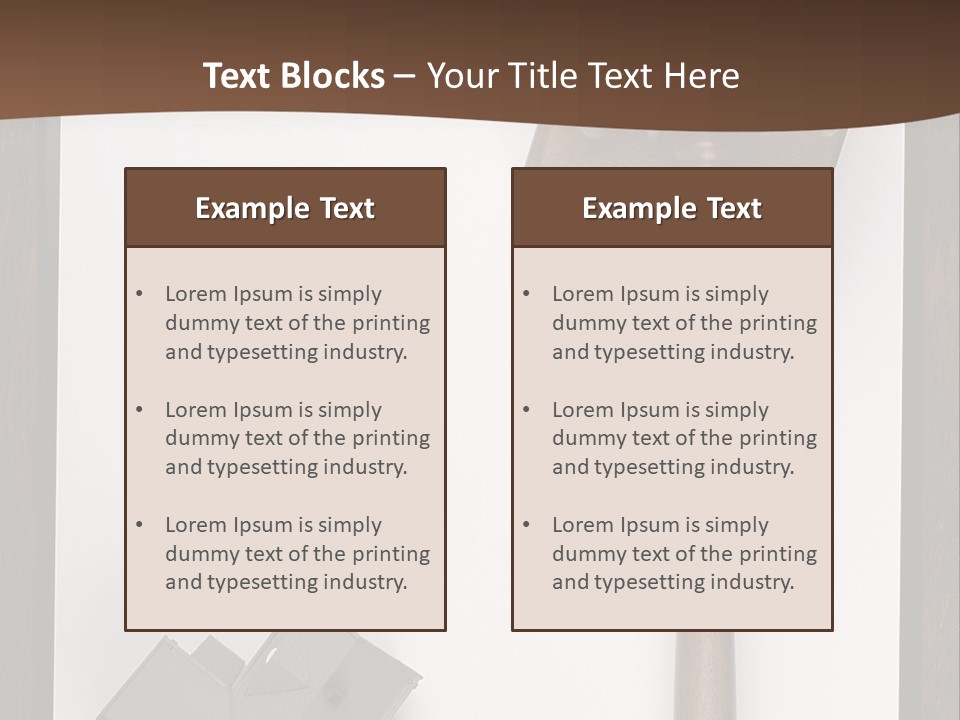 Auction Clipboard Foreclosure PowerPoint Template