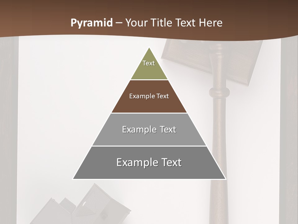 Auction Clipboard Foreclosure PowerPoint Template