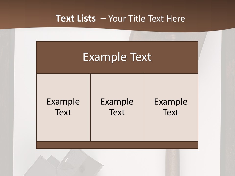 Auction Clipboard Foreclosure PowerPoint Template