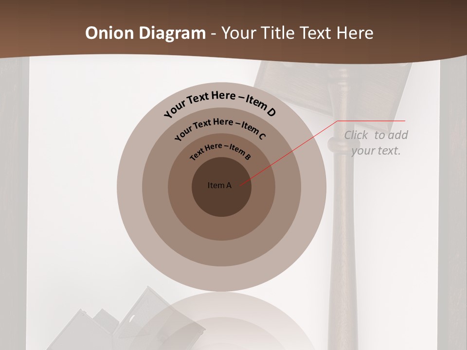 Auction Clipboard Foreclosure PowerPoint Template