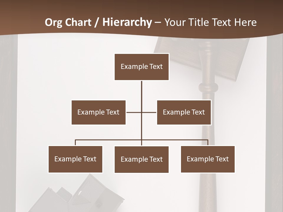 Auction Clipboard Foreclosure PowerPoint Template