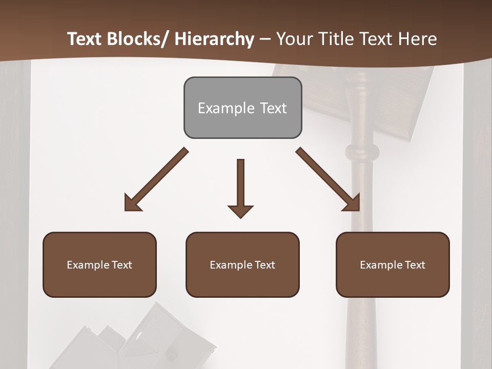 Auction Clipboard Foreclosure PowerPoint Template
