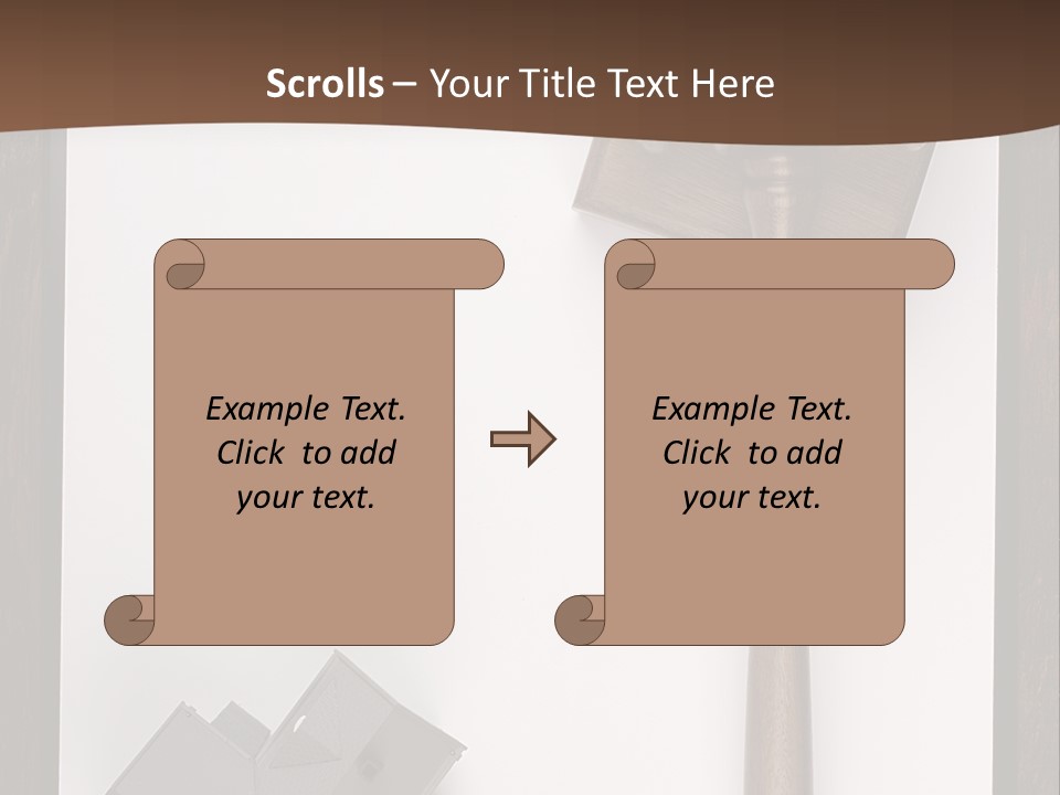 Auction Clipboard Foreclosure PowerPoint Template