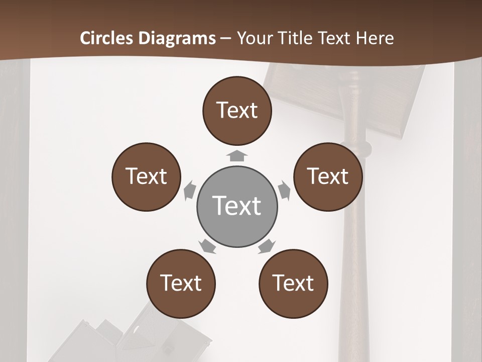 Auction Clipboard Foreclosure PowerPoint Template
