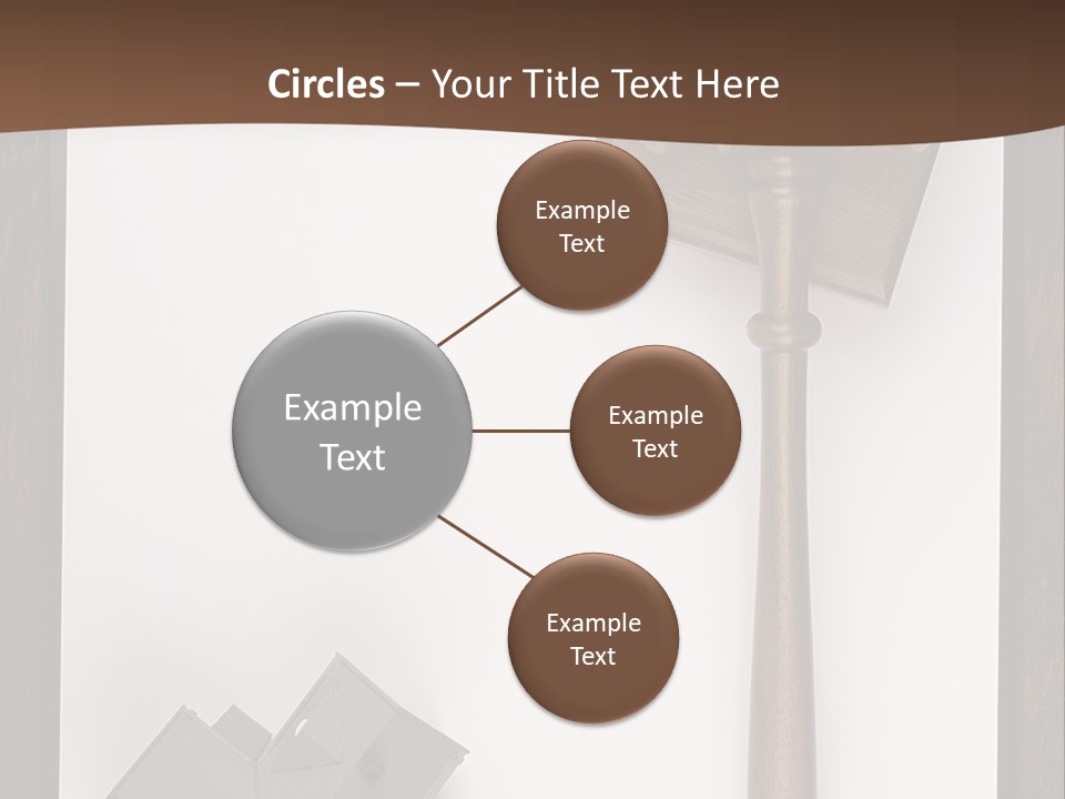 Auction Clipboard Foreclosure PowerPoint Template
