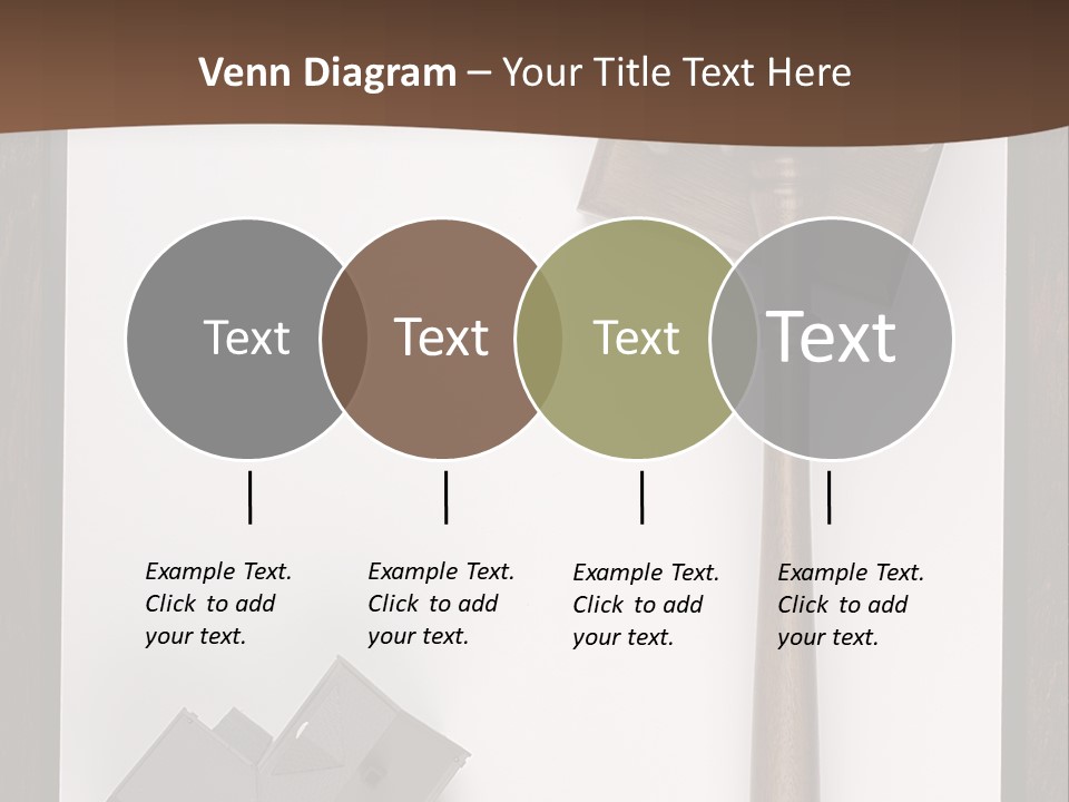 Auction Clipboard Foreclosure PowerPoint Template