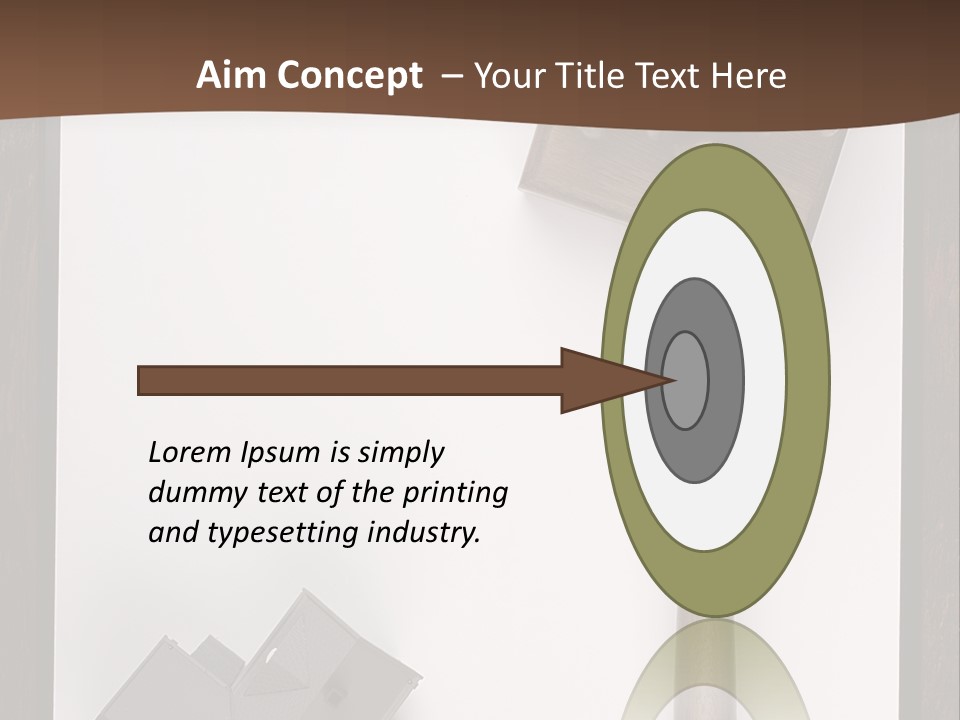Auction Clipboard Foreclosure PowerPoint Template