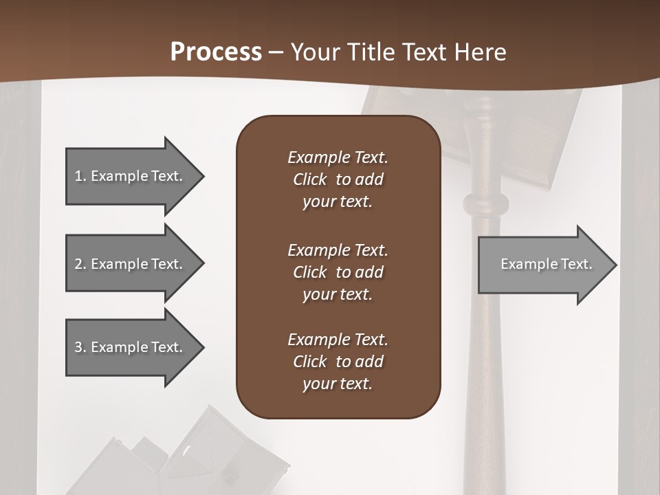 Auction Clipboard Foreclosure PowerPoint Template