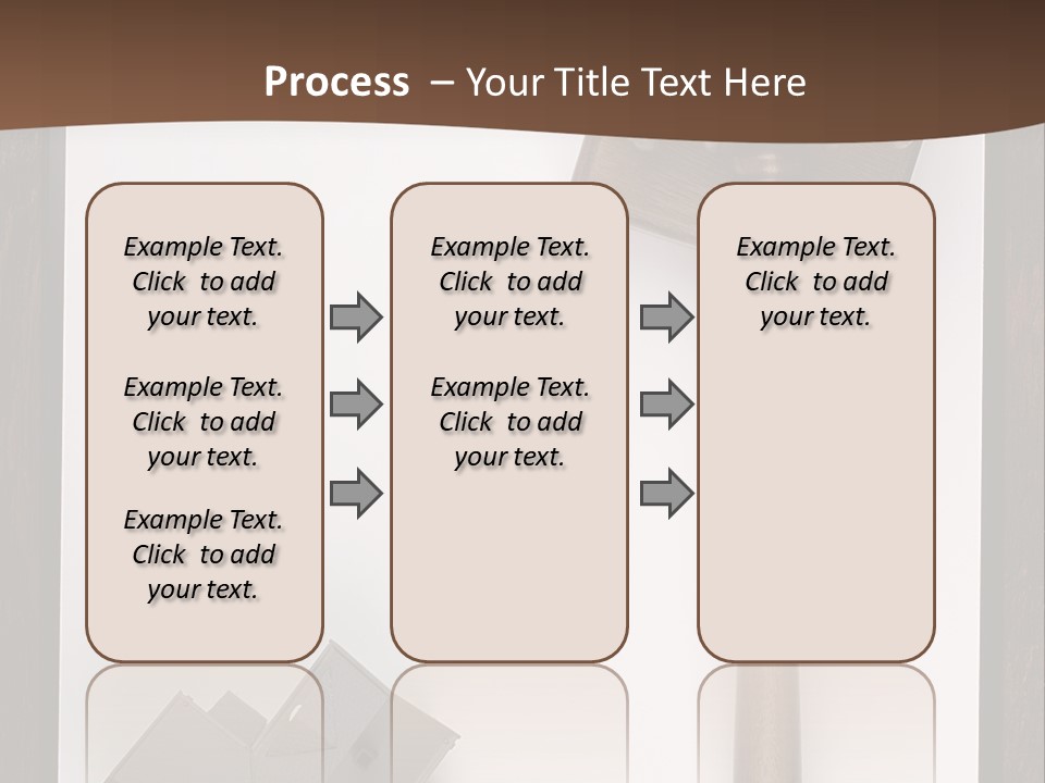 Auction Clipboard Foreclosure PowerPoint Template