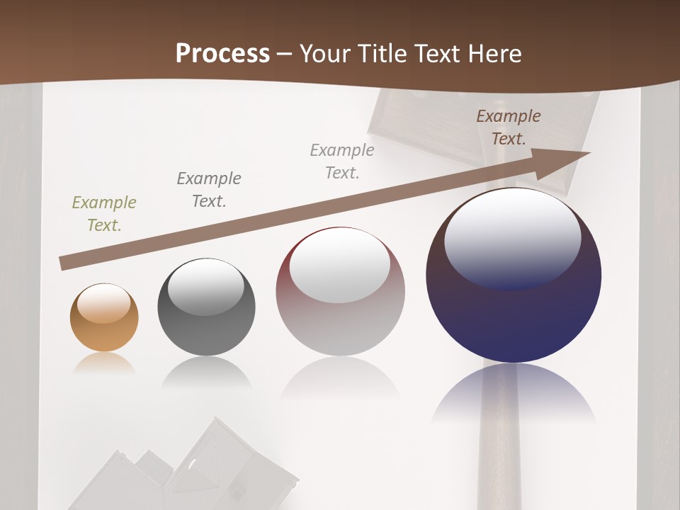 Auction Clipboard Foreclosure PowerPoint Template
