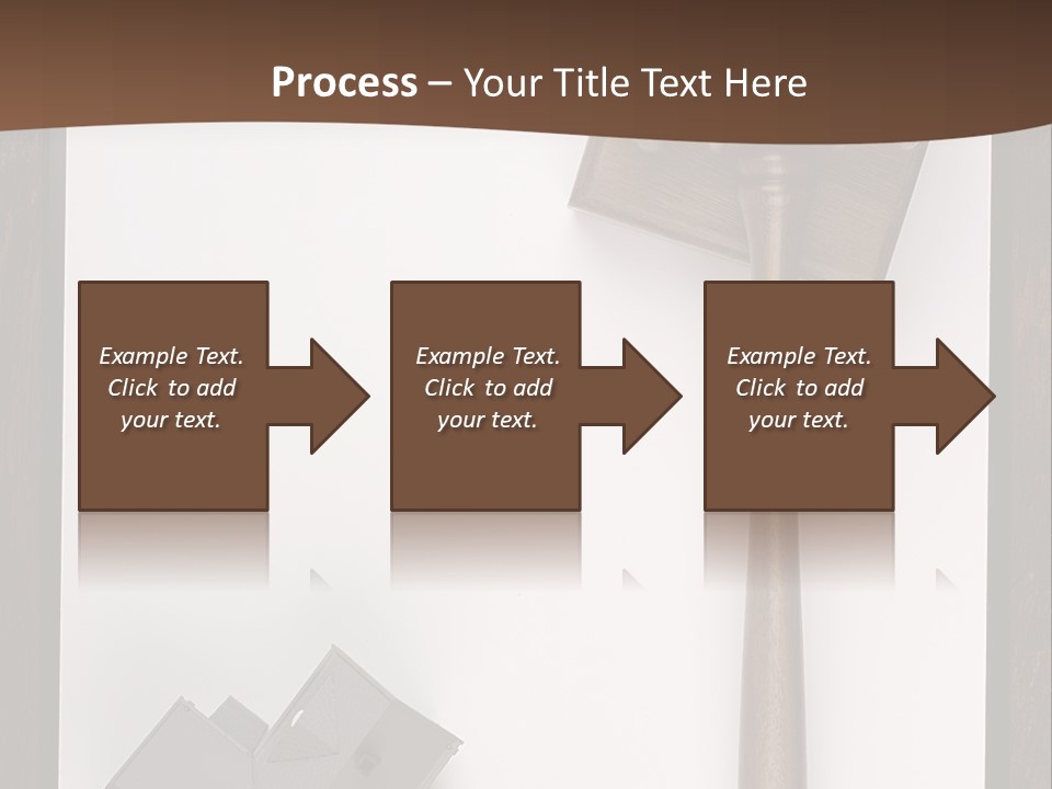 Auction Clipboard Foreclosure PowerPoint Template