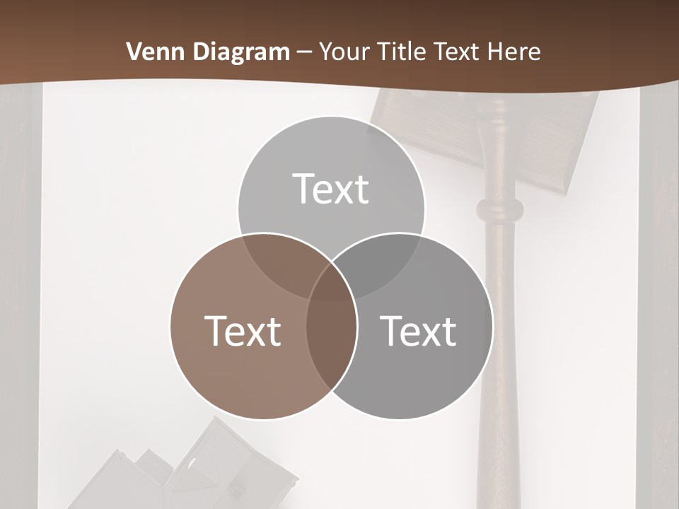 Auction Clipboard Foreclosure PowerPoint Template