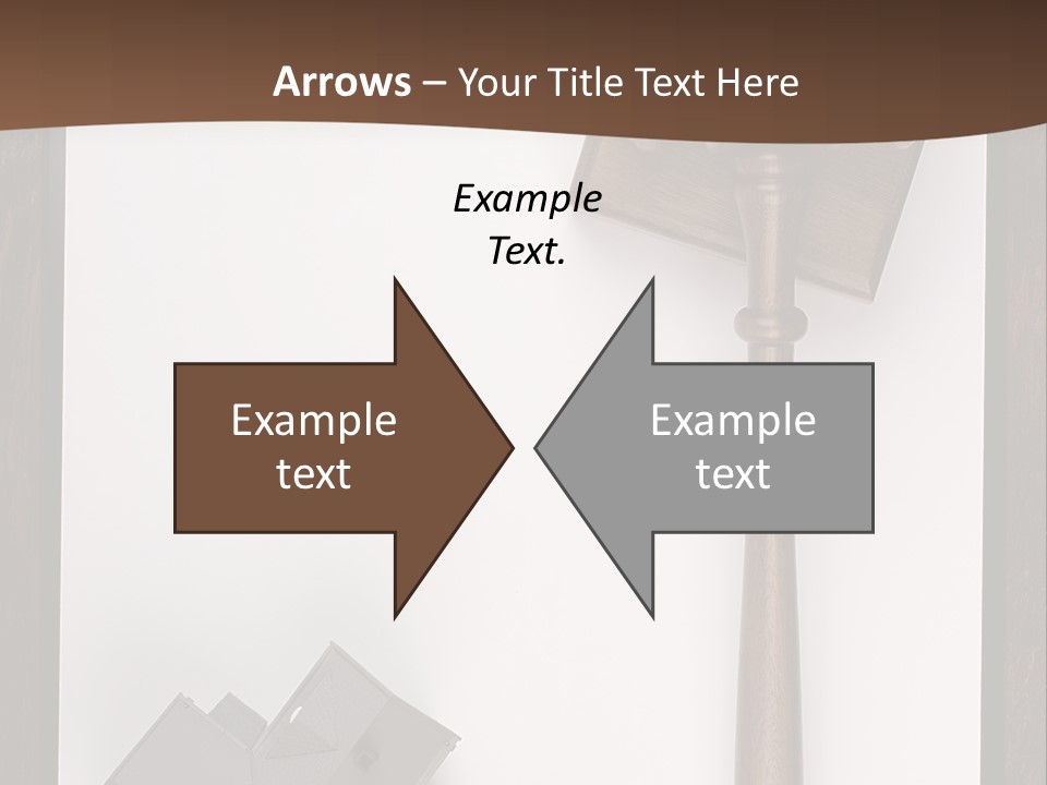 Auction Clipboard Foreclosure PowerPoint Template