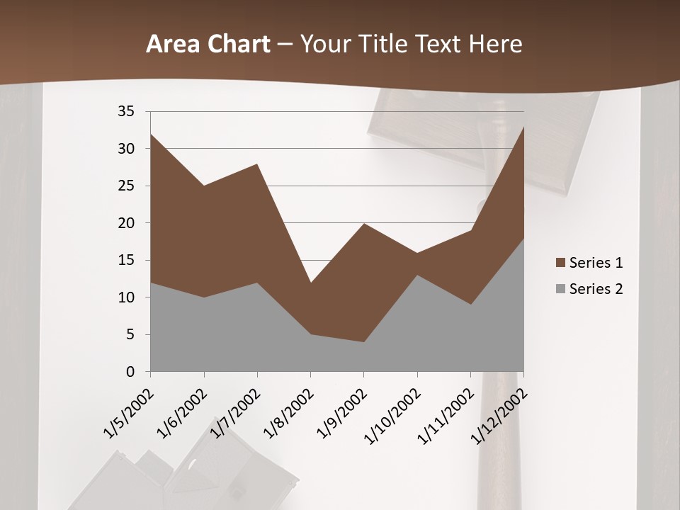 Auction Clipboard Foreclosure PowerPoint Template