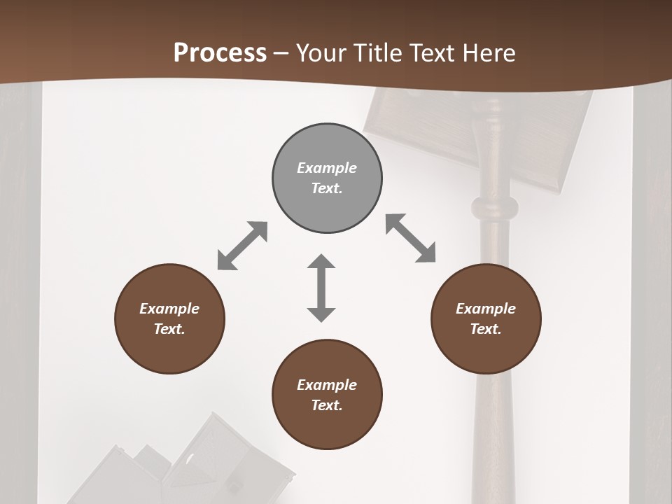 Auction Clipboard Foreclosure PowerPoint Template