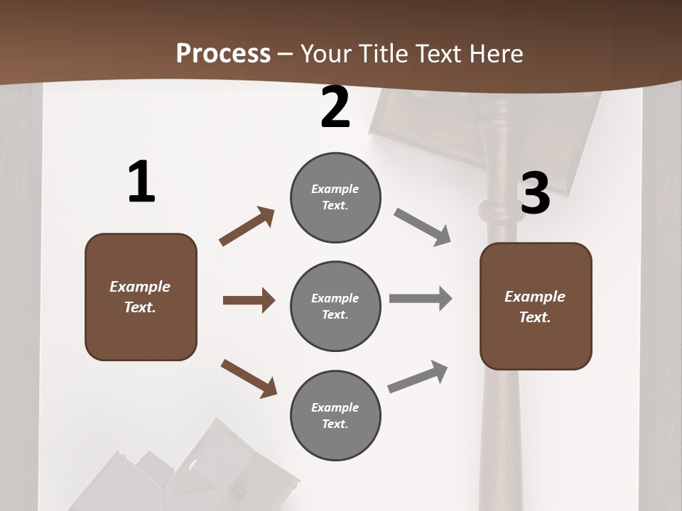 Auction Clipboard Foreclosure PowerPoint Template