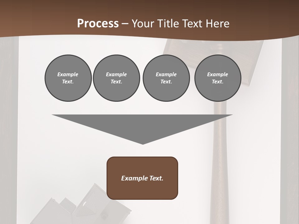 Auction Clipboard Foreclosure PowerPoint Template