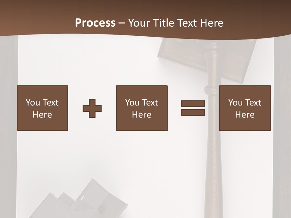 Auction Clipboard Foreclosure PowerPoint Template