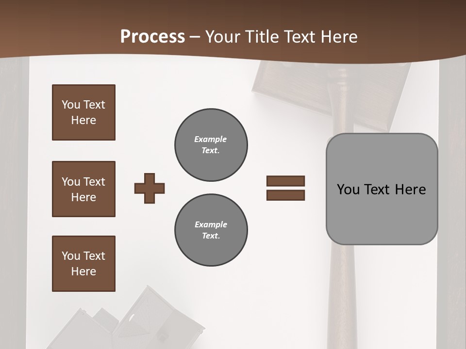 Auction Clipboard Foreclosure PowerPoint Template
