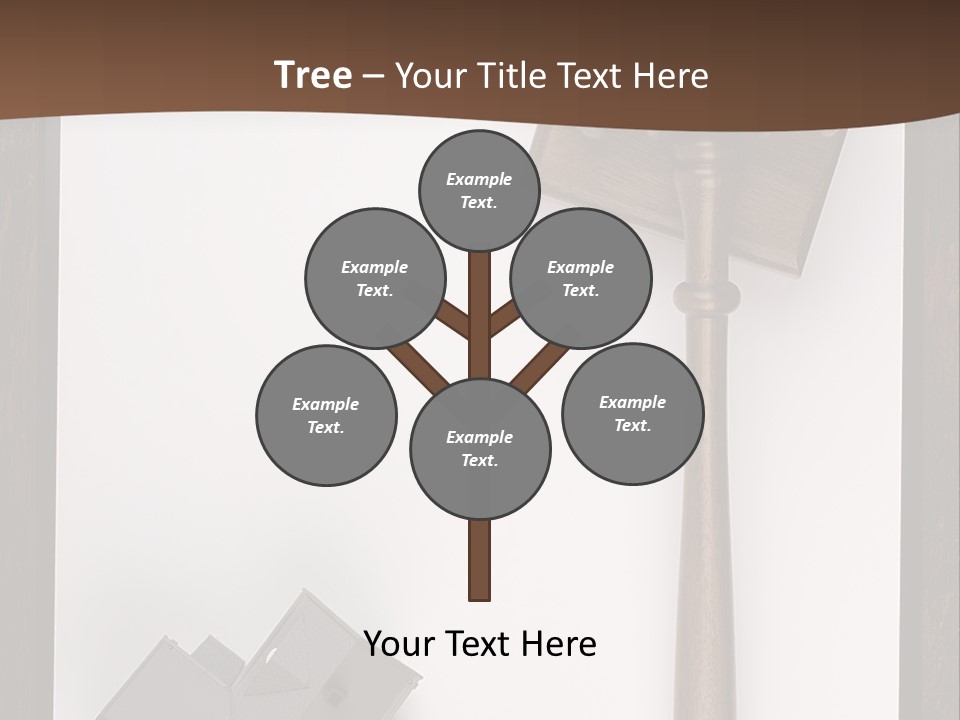 Auction Clipboard Foreclosure PowerPoint Template