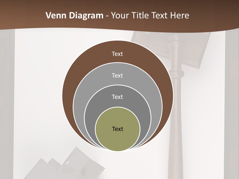 Auction Clipboard Foreclosure PowerPoint Template
