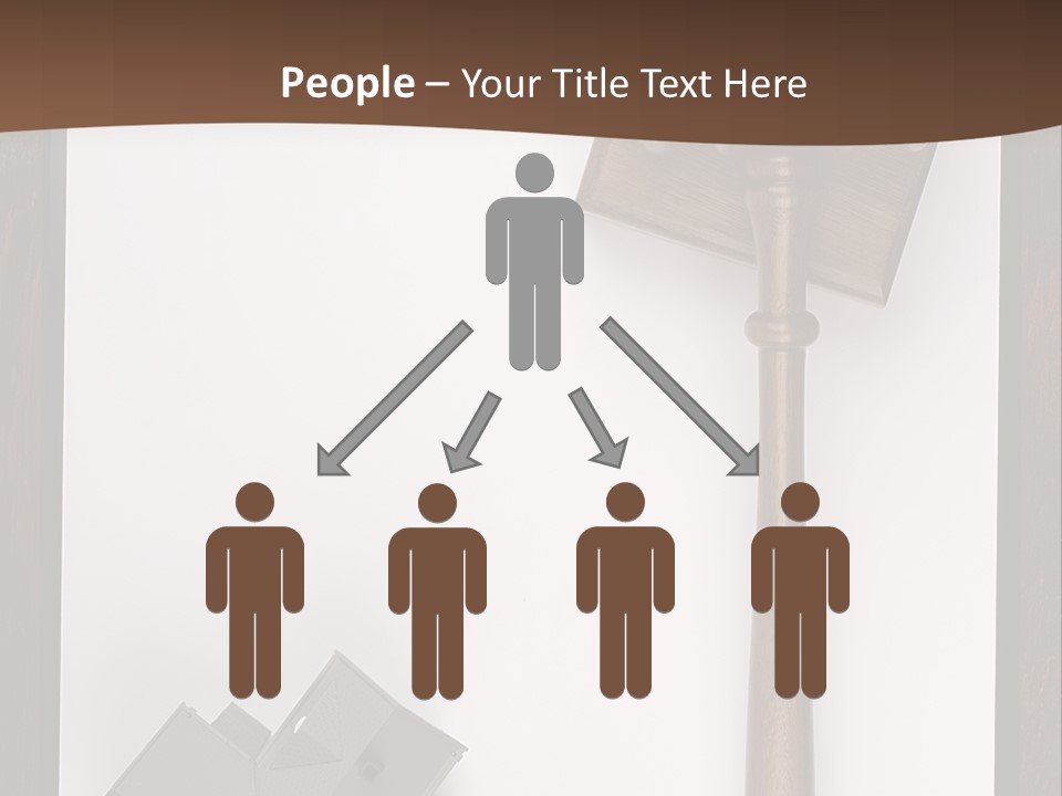 Auction Clipboard Foreclosure PowerPoint Template