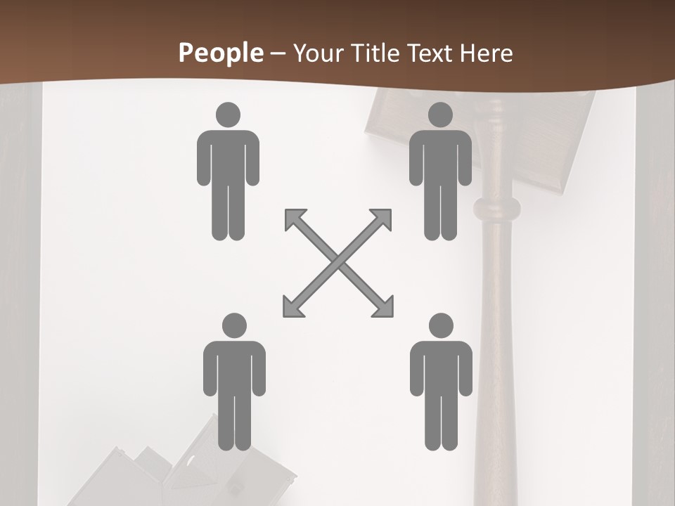 Auction Clipboard Foreclosure PowerPoint Template