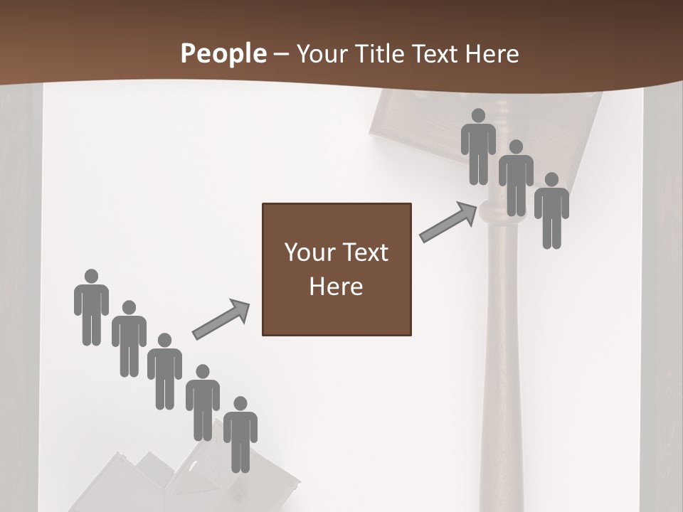 Auction Clipboard Foreclosure PowerPoint Template