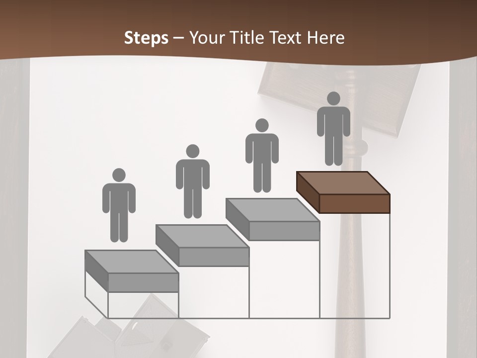 Auction Clipboard Foreclosure PowerPoint Template