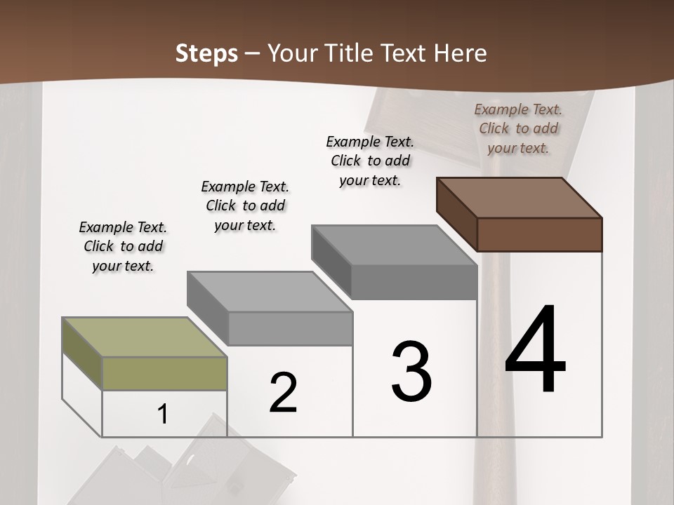 Auction Clipboard Foreclosure PowerPoint Template