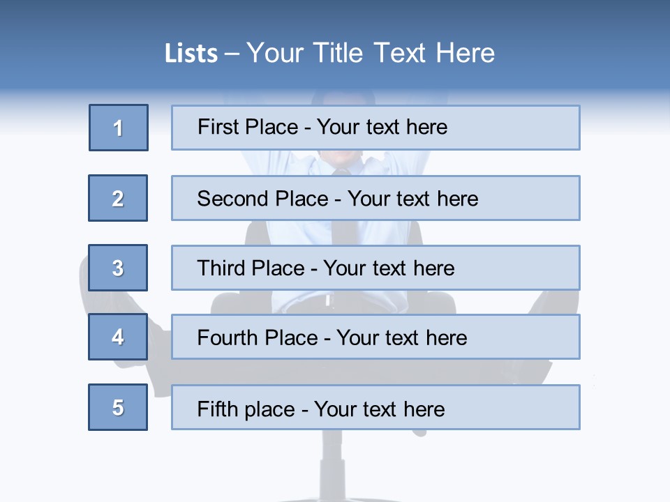 Background White Adviser PowerPoint Template