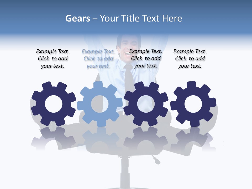 Background White Adviser PowerPoint Template