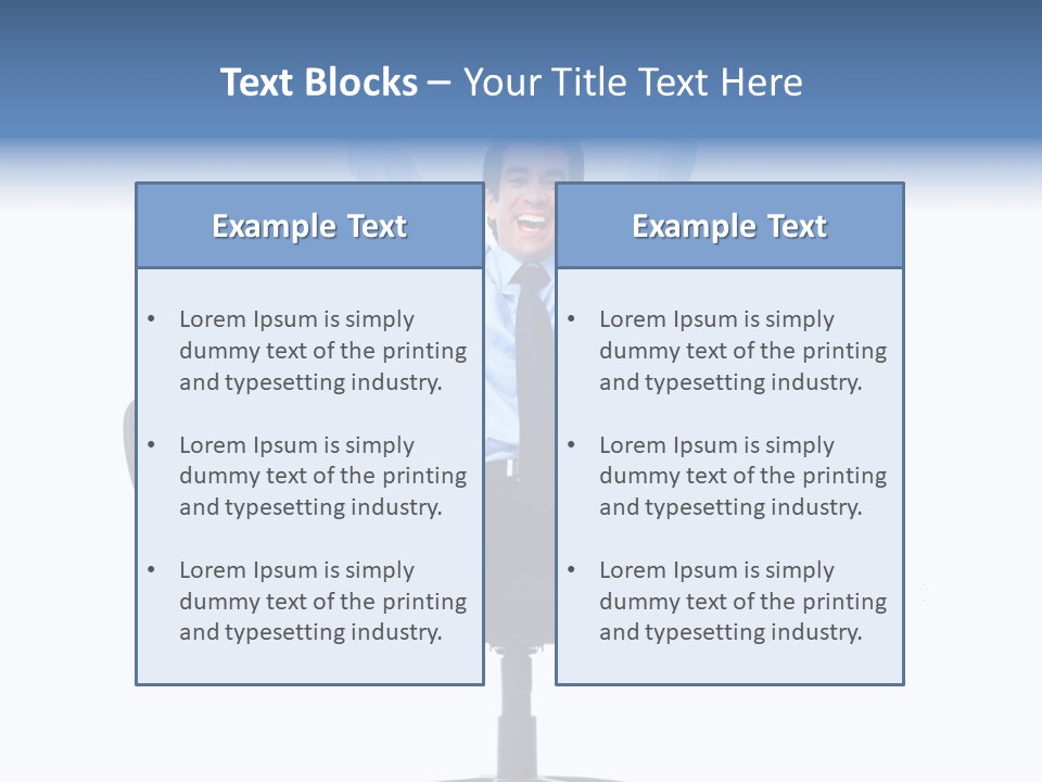 Background White Adviser PowerPoint Template