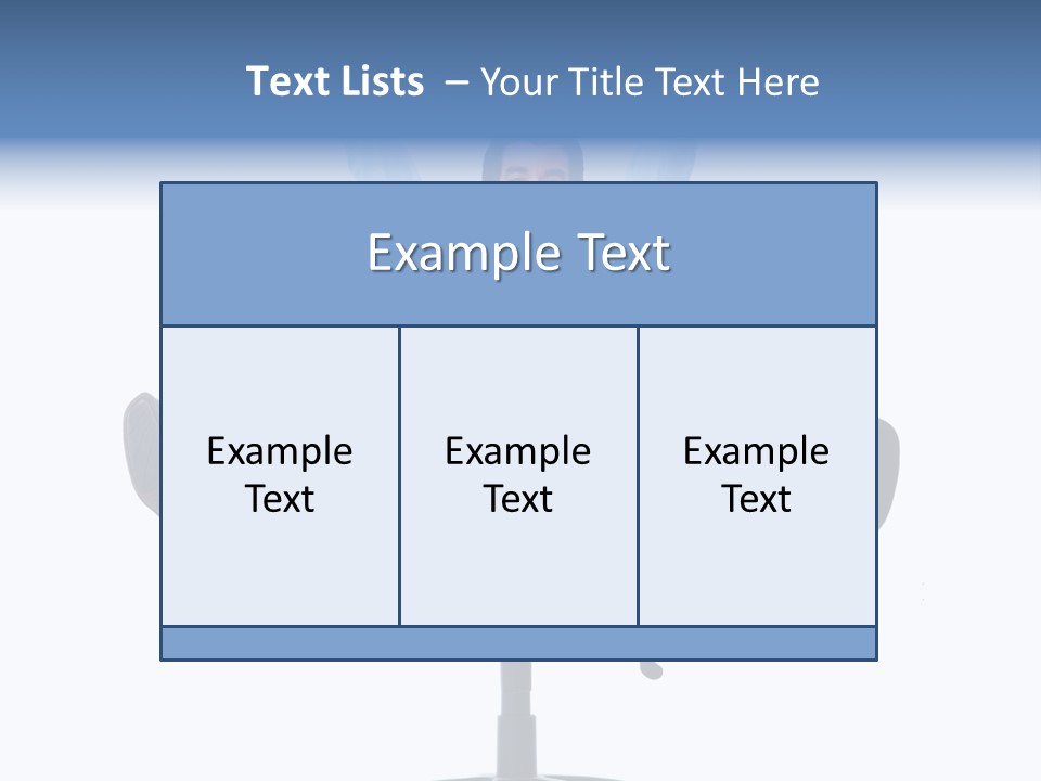 Background White Adviser PowerPoint Template