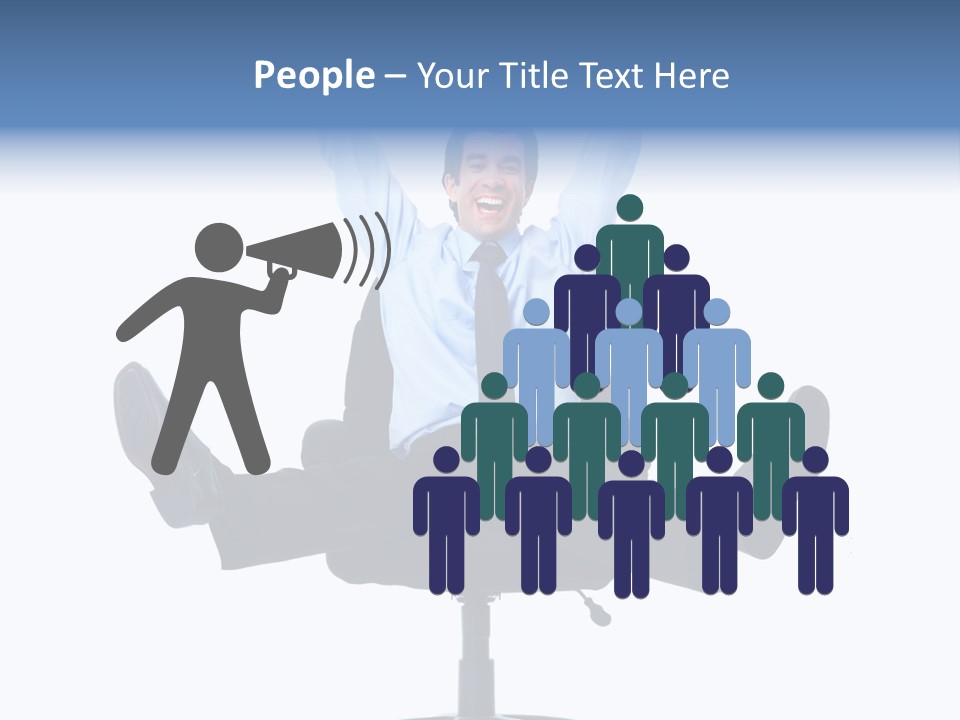 Background White Adviser PowerPoint Template